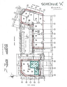 #112-#113 - location on site plan Schedule A