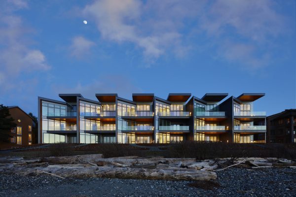Pacific Point Condominiums. Semiahmoo, Washington. Image license: The Lark Group for marketing the sale of project. © Copyright 2021 Benjamin Benschneider All Rights Reserved. Third party use may be arranged by contacting Benjamin Benschneider