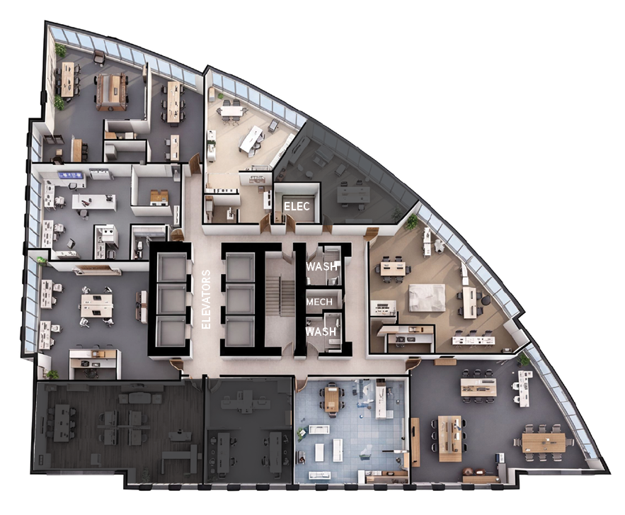 City Centre 4 at Health and Technology District Floor 14 Concept
