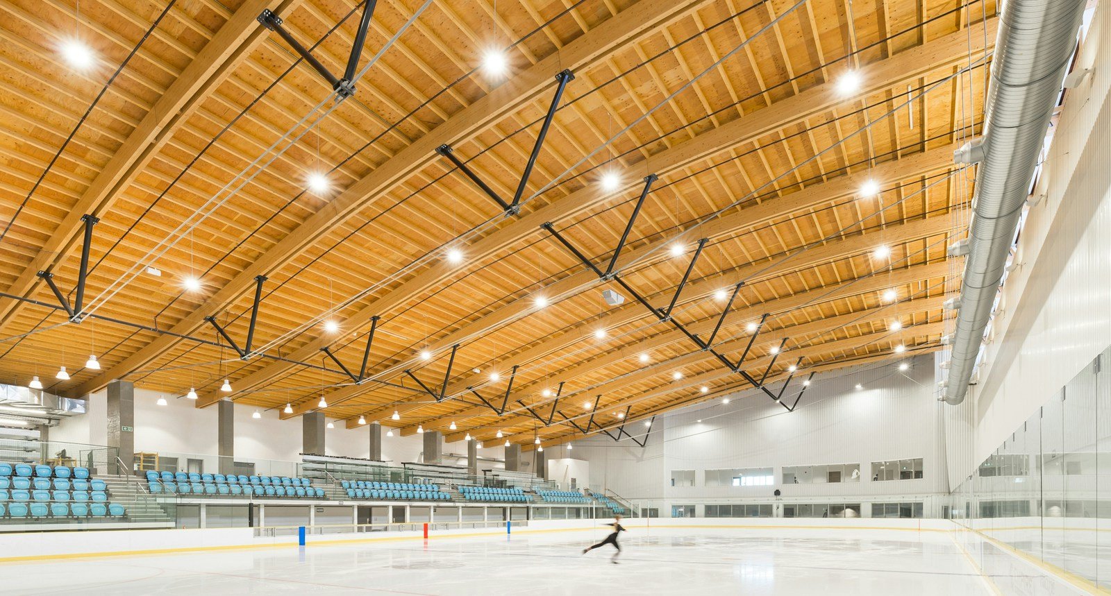 North Surrey Sport and Ice Complex timber roof